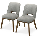 Blake Light Grey Fabric Dining Chair (Set of 2) from Midinmod - Luna Furniture