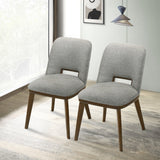 Blake Light Grey Fabric Dining Chair (Set of 2) from Midinmod - Luna Furniture