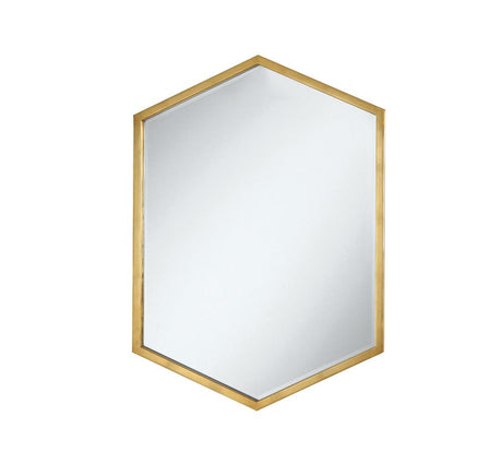 Bledel Hexagon Shaped Wall Mirror Gold - 902356 - Luna Furniture