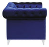 Bleker Tufted Tuxedo Arm Chair Blue - 509483 - Luna Furniture
