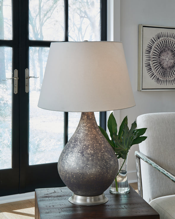 Bluacy Antique Gray Table Lamp - L430834 - Luna Furniture