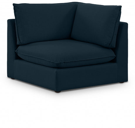 Blue Mackenzie Modular Corner Chair - 688Navy-Corner - Luna Furniture