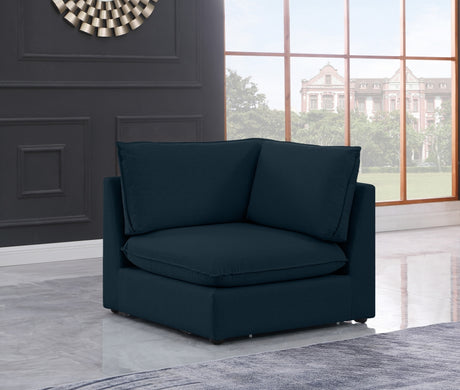 Blue Mackenzie Modular Corner Chair - 688Navy-Corner - Luna Furniture