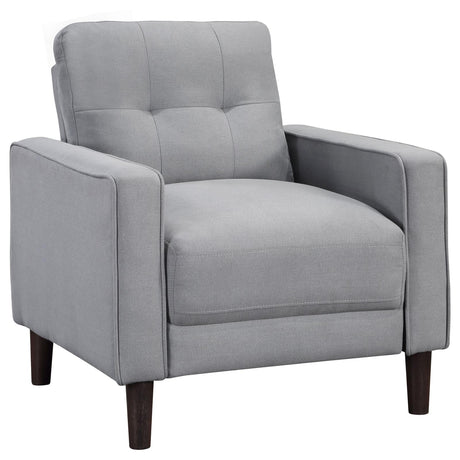 Bowen Gray Upholstered Track Arms Tufted Living Room Set from Coaster - Luna Furniture