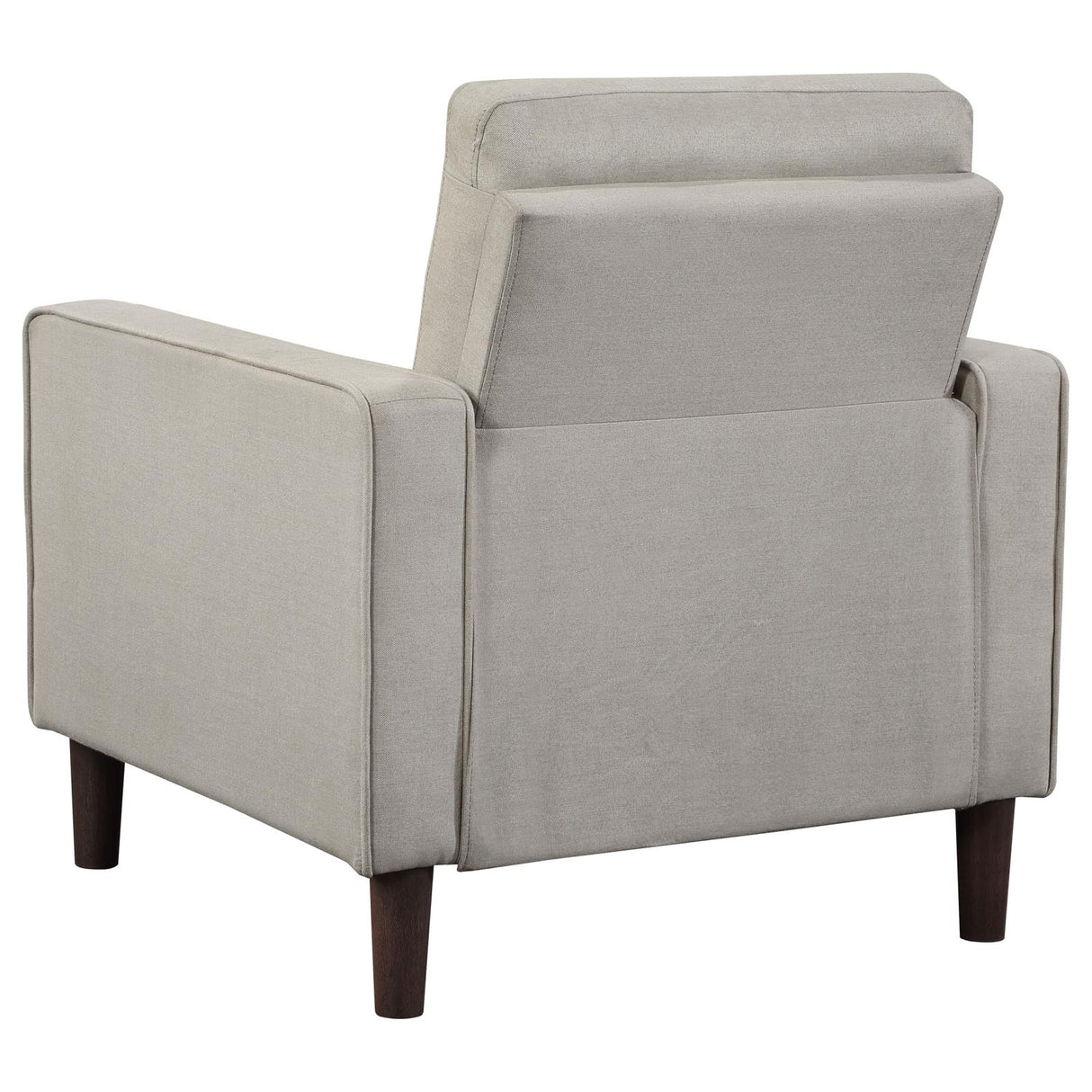 Bowen Upholstered Track Arms Tufted Chair Beige - 506787 - Luna Furniture