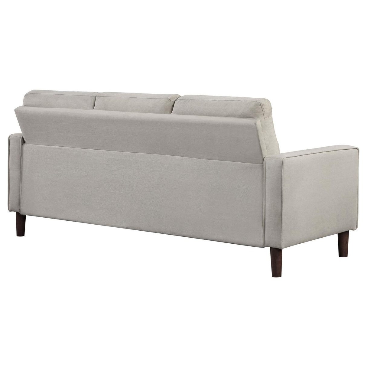Bowen Beige Upholstered Track Arms Tufted Sofa from Coaster - Luna Furniture
