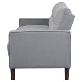 Bowen Gray Upholstered Track Arms Tufted Sofa from Coaster - Luna Furniture