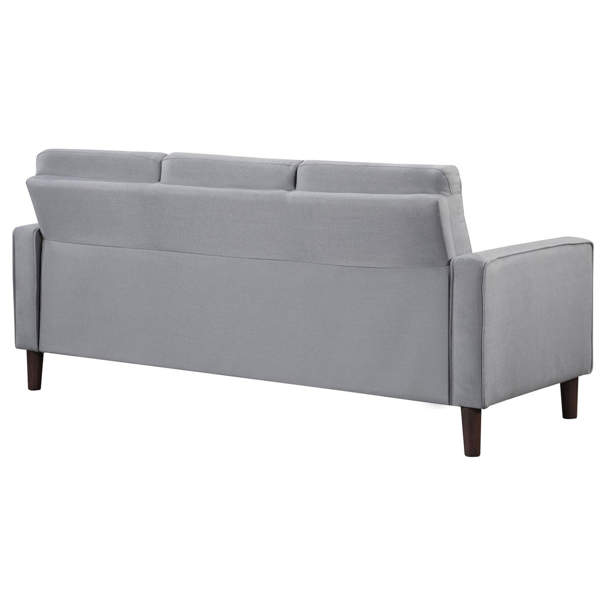 Bowen Gray Upholstered Track Arms Tufted Sofa from Coaster - Luna Furniture