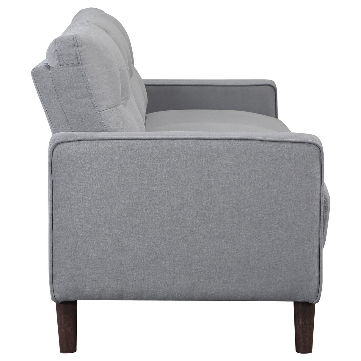 Bowen Gray Upholstered Track Arms Tufted Sofa from Coaster - Luna Furniture