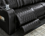 Boyington Black Power Reclining Sofa - U2710615 - Luna Furniture