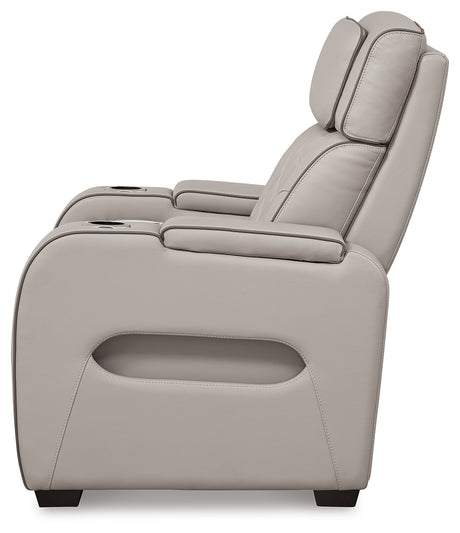 Boyington Gray Power Recliner from Ashley - Luna Furniture