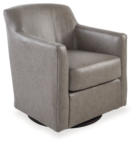 Bradney Fossil Swivel Accent Chair - A3000324 - Luna Furniture