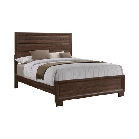 Brandon Queen Panel Bed Medium Warm Brown - 205321Q - Luna Furniture