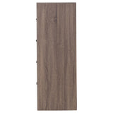 Brantford Barrel Oak 4-Drawer Chest from Coaster - Luna Furniture