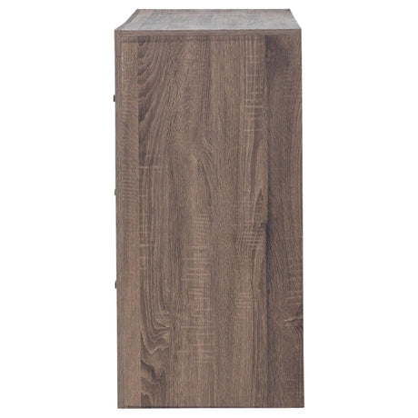 Brantford Barrel Oak 6-Drawer Dresser from Coaster - Luna Furniture