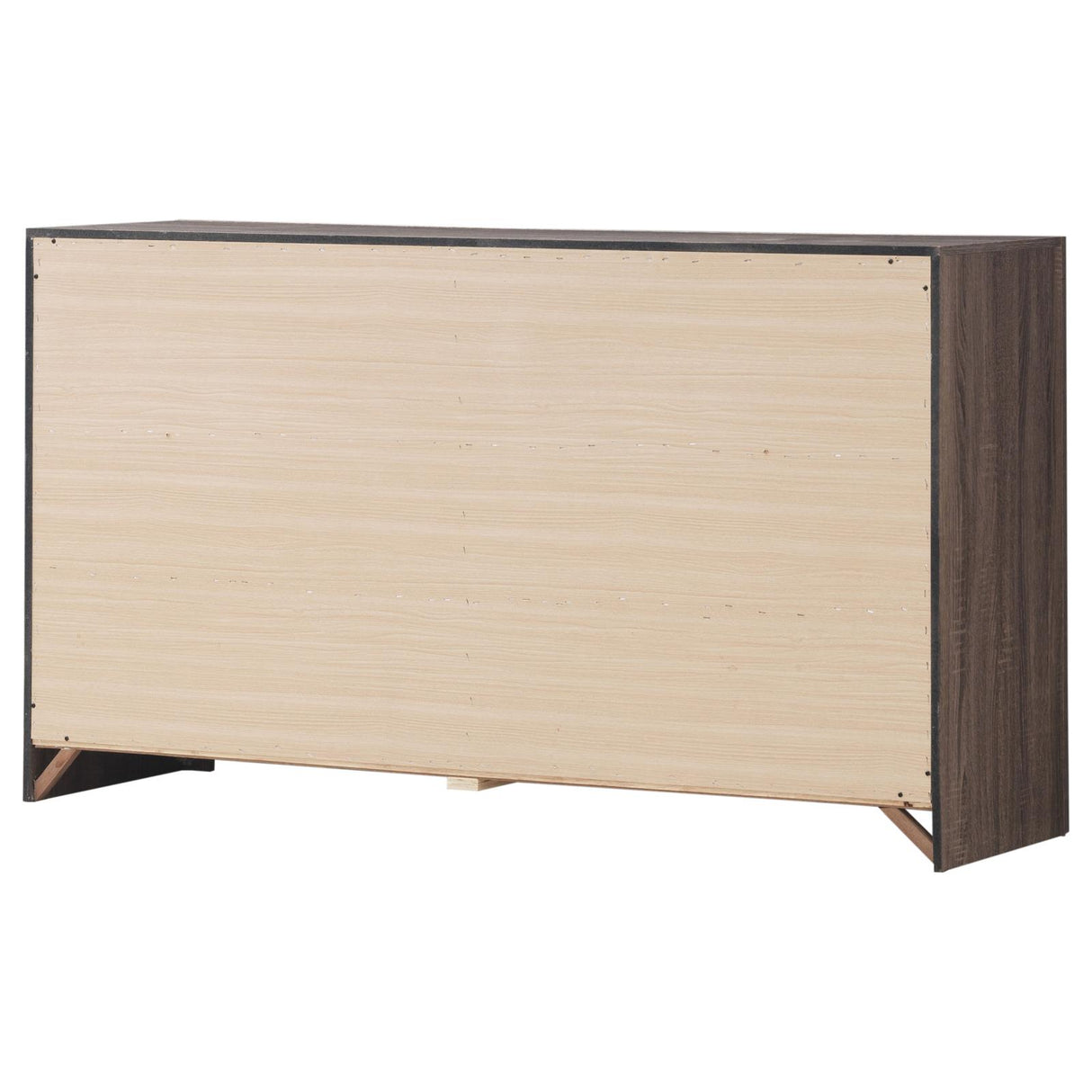 Brantford Barrel Oak 6-Drawer Dresser from Coaster - Luna Furniture