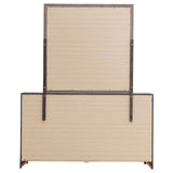 Brantford Barrel Oak 6-Drawer Dresser with Mirror from Coaster - Luna Furniture