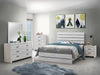 Brantford Eastern King Panel Bed Coastal White - 207051KE - Luna Furniture