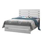 Brantford Queen Panel Bed Coastal White - 207051Q - Luna Furniture