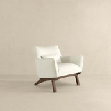 Brayden Mid Century Modern Beige Boucle Armchair - AFC00283 - Luna Furniture
