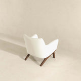 Brayden Mid Century Modern Beige Boucle Armchair - AFC00283 - Luna Furniture