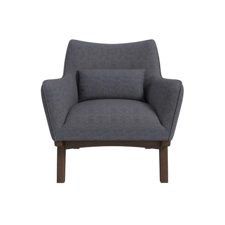 Brayden Sea Side Grey Linen Armchair from Midinmod - Luna Furniture