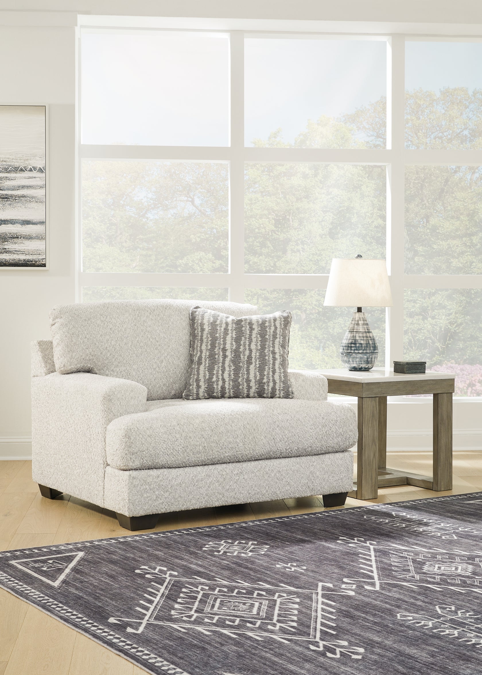 Brebryan Flannel Oversized Chair from Ashley - Luna Furniture