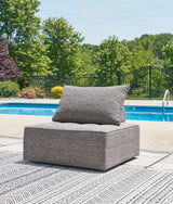 Bree Zee Brown Outdoor Lounge Chair with Cushion from Ashley - Luna Furniture