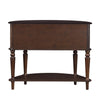 Brenda Console Table with Curved Front Brown - 950059 - Luna Furniture