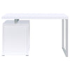 Brennan 3-drawer Office Desk White - 800325 - Luna Furniture