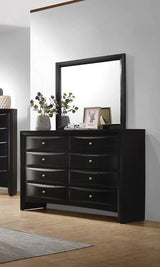 Briana Black Rectangle Dresser Mirror (Mirror Only) from Coaster - Luna Furniture