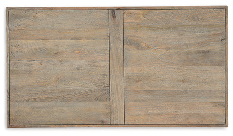 Bristenfort Brown/Black Coffee Table from Ashley - Luna Furniture