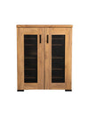Bristol Metal Mesh Door Accent Cabinet Golden Oak - 951107 - Luna Furniture