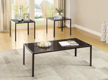 Brock 3-piece Occasional Table Set Warm Medium Brown - 720457 - Luna Furniture