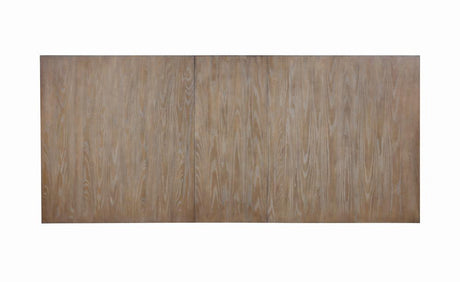 Brockway Cove and Barley Brown Trestle Dining Table from Coaster - Luna Furniture