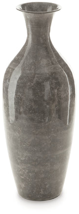 Brockwich Antique Gray Vase from Ashley - Luna Furniture