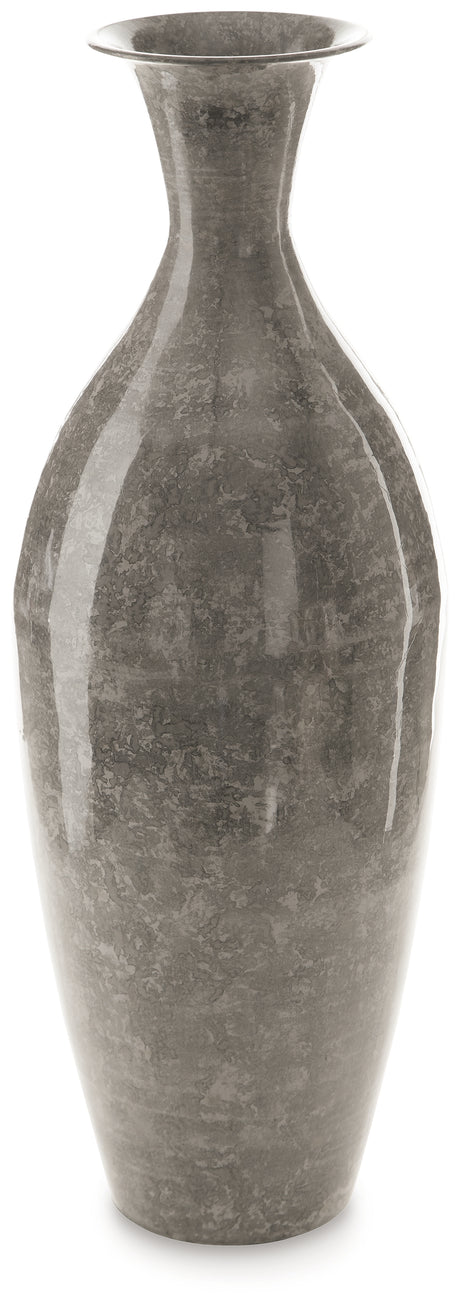 Brockwich Antique Gray Vase - A2000589 - Luna Furniture