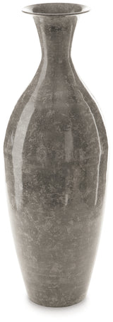 Brockwich Antique Gray Vase from Ashley - Luna Furniture