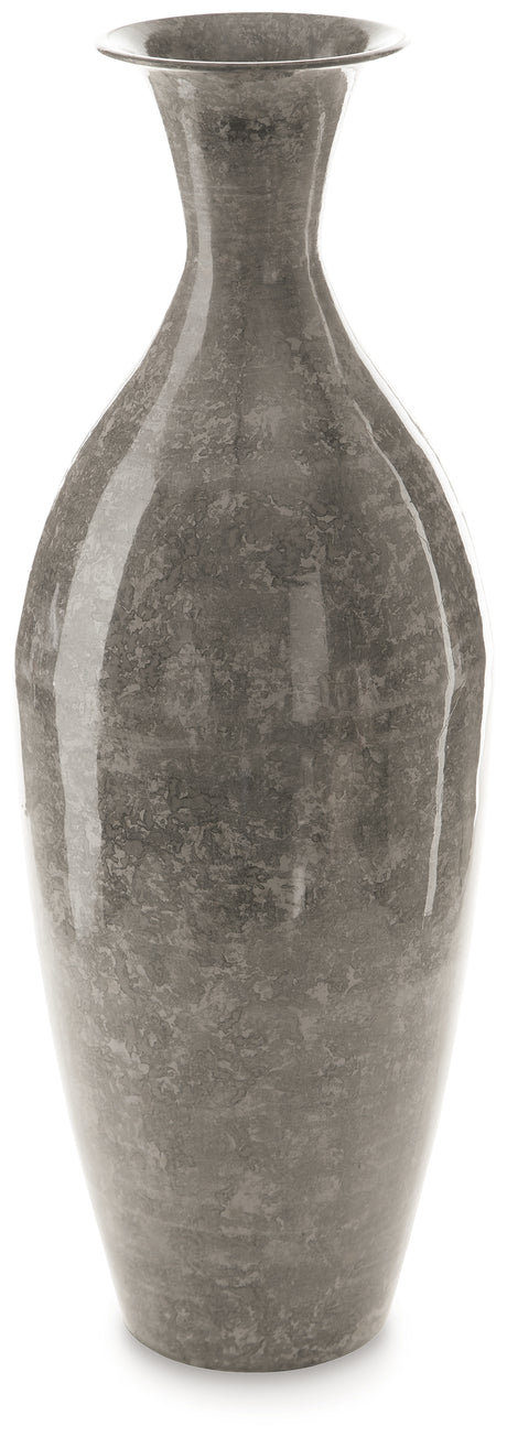 Brockwich Antique Gray Vase from Ashley - Luna Furniture