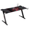 Brocton Metal Z-shaped Gaming Desk Black - 802435 - Luna Furniture