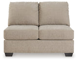 Brogan Bay Cork Armless Loveseat from Ashley - Luna Furniture