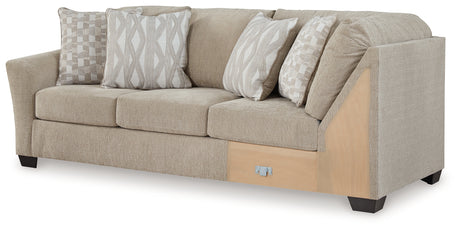 Brogan Bay Cork Left-Arm Facing Sofa with Corner Wedge from Ashley - Luna Furniture