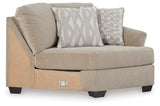 Brogan Bay Cork Right-Arm Facing Cuddler from Ashley - Luna Furniture