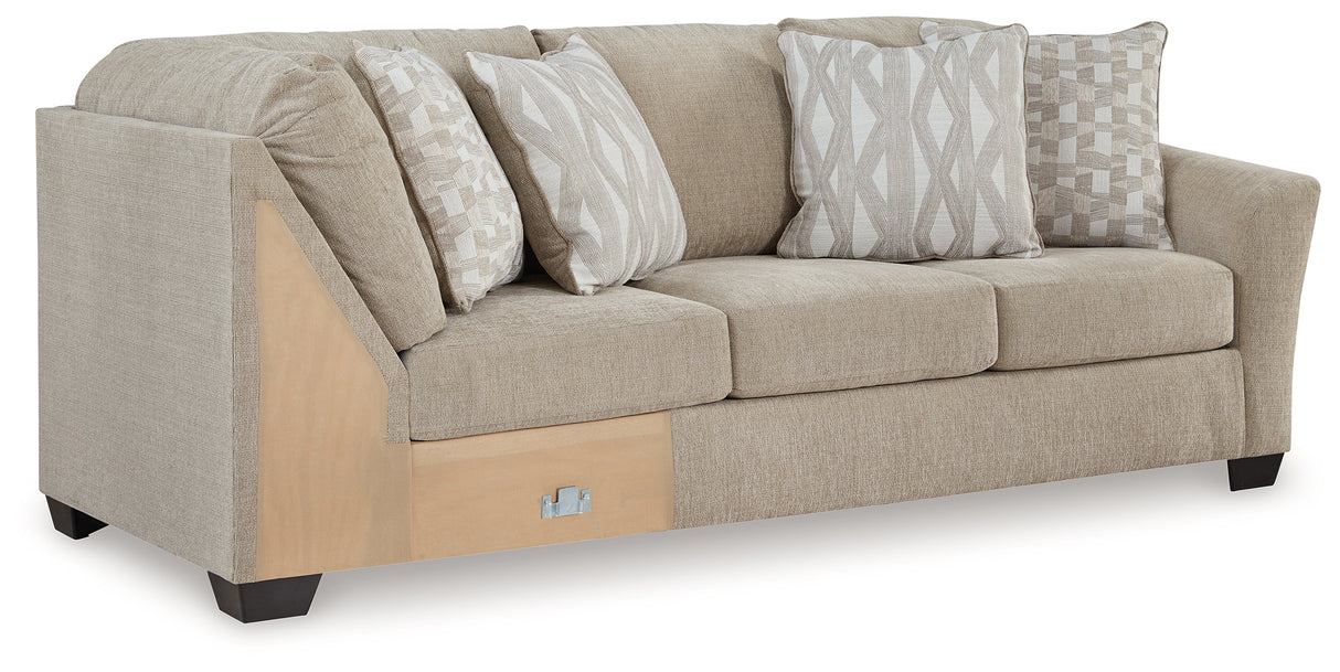 Brogan Bay Cork Right-Arm Facing Sofa with Corner Wedge from Ashley - Luna Furniture