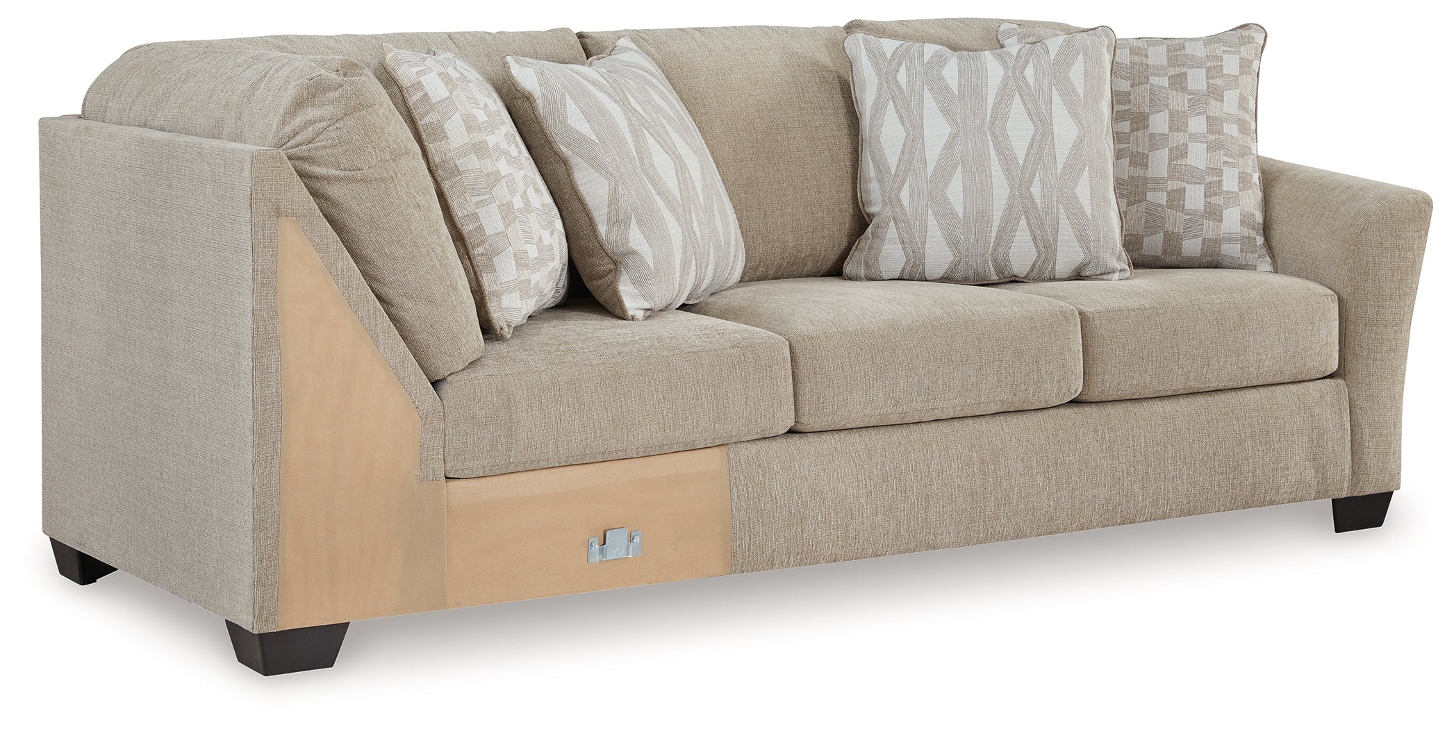 Brogan Bay Cork Right-Arm Facing Sofa with Corner Wedge from Ashley - Luna Furniture
