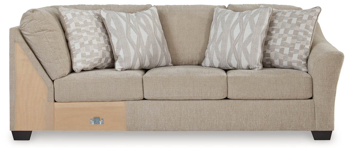 Brogan Bay Cork Right-Arm Facing Sofa with Corner Wedge from Ashley - Luna Furniture