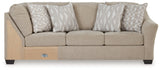 Brogan Bay Cork Right-Arm Facing Sofa with Corner Wedge from Ashley - Luna Furniture