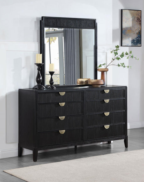Brookmead Black Upholstered Bedroom Set from Coaster - Luna Furniture