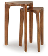 Brynnleigh Medium Brown Accent Table from Ashley - Luna Furniture