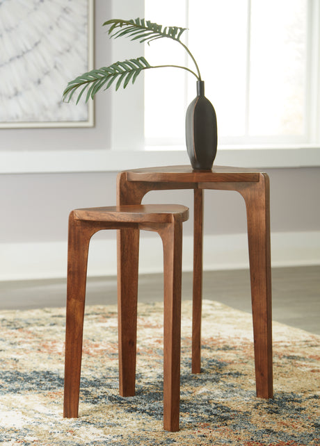 Brynnleigh Medium Brown Accent Table from Ashley - Luna Furniture